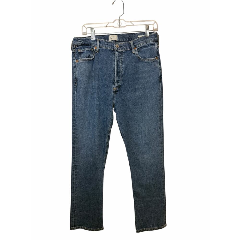 Citizens of Humanity Charlotte Straight Leg Jeans Medium Wash Size 31 Minimalist